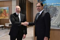Prezident İlham Əliyev İraq Parlamentinin sədrini qəbul etdi - FOTO
