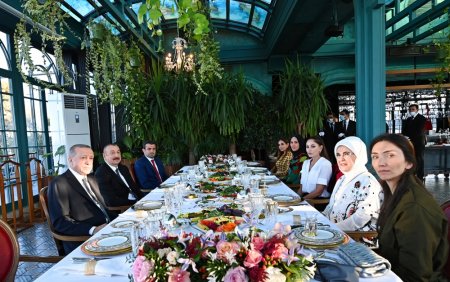 Azərbaycan və Türkiyə prezidentləri arasında görüş olub - FOTO