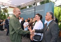 İlham Əliyev Quzeyxırmanda sakinlərlə söhbət etdi