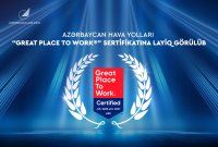 AZAL "Great Place to Work" sertifikatı ilə təltif olundu